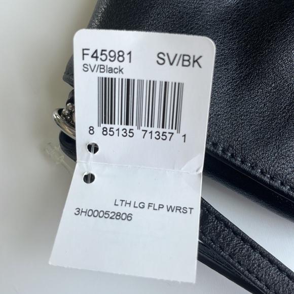 Black Coach Wristlet - Picture 5 of 6